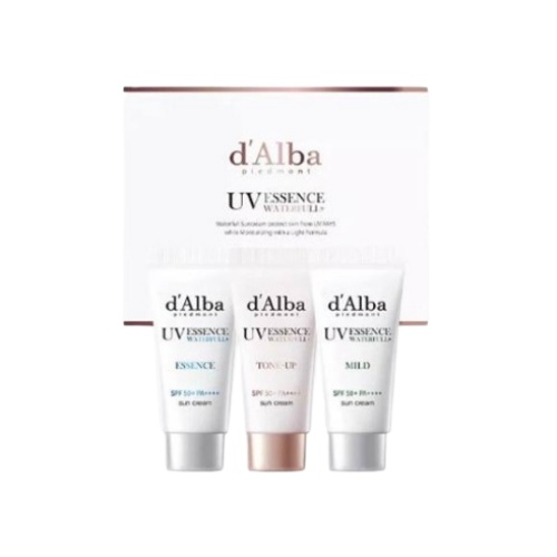 dAlba Vegan Sun Cream 3-piece Sample Kit 5ml*3ea