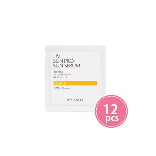 ISAKNOX UV Sun Pro 365 Essential Sun Serum Sample Sachet 1ml*12ea