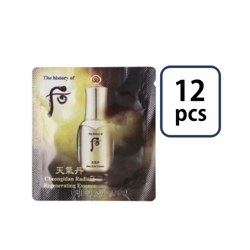 The Whoo Cheongidan Radiant Regenerating Essence Sample Sachet 1ml*12pcs