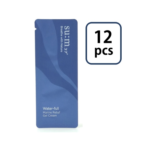 SUM37 Waterfull Marine Relief Gel Cream Sample Sachet 1ml*12ea
