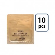 The Saem SNAIL ESSENTIAL EX Wrinkle Solution Cream Sample Sachet 1.5ml*10ea