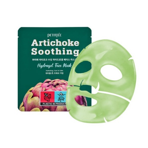 PETITFEE Artichoke Soothing Hydrogel Face Mask (5 sheets)