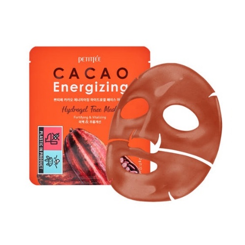 PETITFEE Cacao Energizing Hydrogel Face Mask (5 sheets)