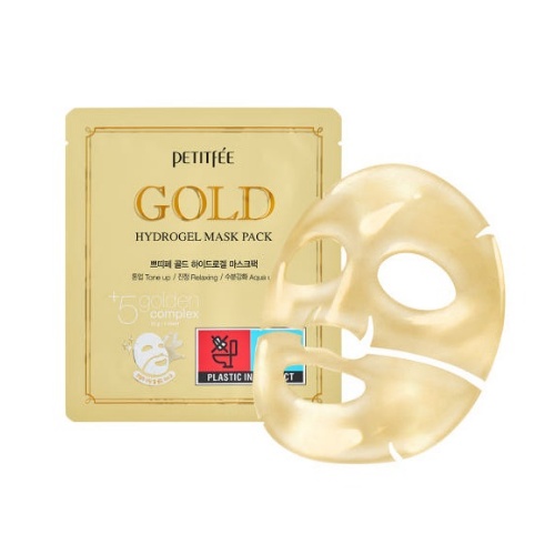 PETITFEE Gold Hydrogel Mask Pack (5 sheets)