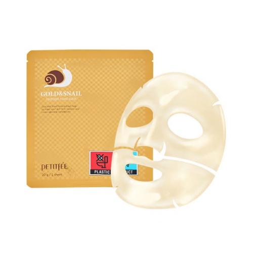 PETITFEE Gold & Snail Hydrogel Mask Pack (5 sheets)