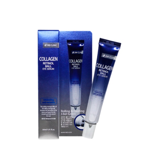 3W Clinic Collagen Retinol Ball Eye Serum 30ml