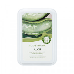 Альгинатная маска NATURE REPUBLIC Real Fresh Aloe Modeling Mask 55g