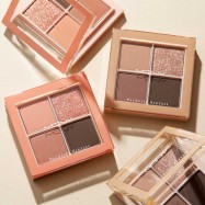 MQNY Eye Palette Coral Petal Pink Coral+Brush