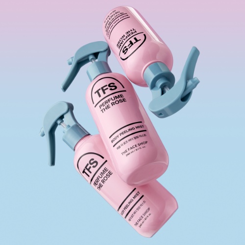 DAISO The Face Shop Perfume The Rose Body Peeling Mist 240ml