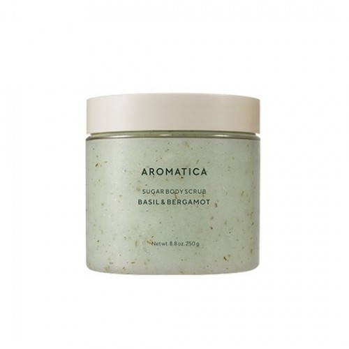 Aromatica Sugar Body Scrub Basil & Bergamot 250g